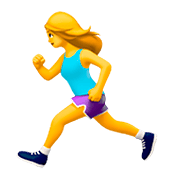 🏃‍♀️ Emoji Mujer Corriendo en Apple iOS 11.2.