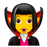 Émoji 🧛‍♀️ Vampire Femme sur Apple iOS 11.2.