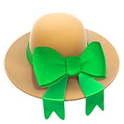 Emoji 👒 Cappello Da Donna su Apple iOS 11.2.