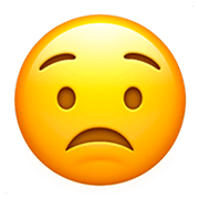😟 Emoji Cara Preocupada en Apple iOS 11.2.