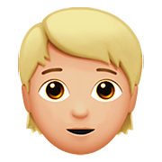 Emoji 🧑🏼 Persona: Carnagione Abbastanza Chiara su Apple iOS 11.3.