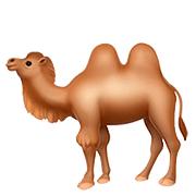 🐫 Emoji Camelo Com Duas Corcovas na Apple iOS 11.3.