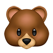 Emoji 🐻 Orso su Apple iOS 11.3.