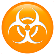 Émoji ☣️ Danger Biologique sur Apple iOS 11.3.
