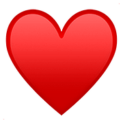 Émoji ♥️ Cœur Cartes sur Apple iOS 11.3.