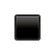 ▪️ Emoji Quadrado Preto Pequeno na Apple iOS 11.3.