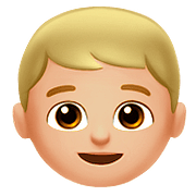 👦🏼 Emoji Niño: Tono De Piel Claro Medio en Apple iOS 11.3.