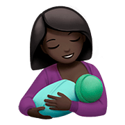 🤱🏿 Emoji Lactancia Materna: Tono De Piel Oscuro en Apple iOS 11.3.