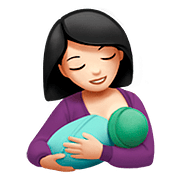 🤱🏻 Emoji Lactancia Materna: Tono De Piel Claro en Apple iOS 11.3.