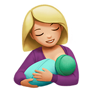 🤱🏼 Emoji Lactancia Materna: Tono De Piel Claro Medio en Apple iOS 11.3.