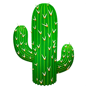 Emoji 🌵 Cactus su Apple iOS 11.3.
