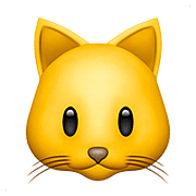 Emoji 🐱 Muso Di Gatto su Apple iOS 11.3.