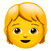 Emoji 🧒 Bimbo su Apple iOS 11.3.
