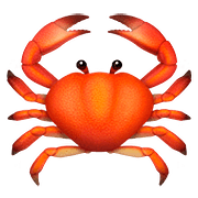 Émoji 🦀 Crabe sur Apple iOS 11.3.