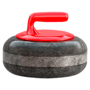 Emoji 🥌 Stone Da Curling su Apple iOS 11.3.