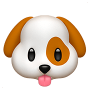 Emoji 🐶 Muso Di Cane su Apple iOS 11.3.