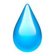 Émoji 💧 Goutte D’eau sur Apple iOS 11.3.