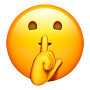 🤫 Emoji Cara Pidiendo Silencio en Apple iOS 11.3.