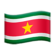 🇸🇷 Emoji Bandeira: Suriname na Apple iOS 11.3.