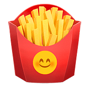 Emoji 🍟 Patatine su Apple iOS 11.3.