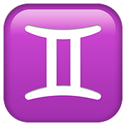 Émoji ♊ Gémeaux sur Apple iOS 11.3.