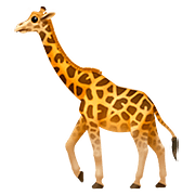 Émoji 🦒 Girafe sur Apple iOS 11.3.