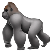 Émoji 🦍 Gorille sur Apple iOS 11.3.