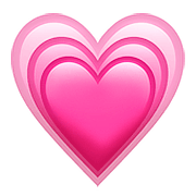 Émoji 💗 Cœur Grandissant sur Apple iOS 11.3.
