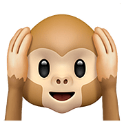 🙉 Emoji Mono Con Los Oídos Tapados en Apple iOS 11.3.