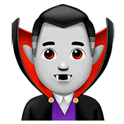 Emoji 🧛🏻‍♂️ Vampiro Uomo: Carnagione Chiara su Apple iOS 11.3.