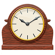 Emoji 🕰️ Orologio Da Mensola su Apple iOS 11.3.