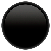 ⚫ Emoji Círculo Negro en Apple iOS 11.3.