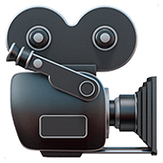 Émoji 🎥 Caméra sur Apple iOS 11.3.