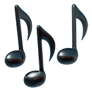 Emoji 🎶 Note Musicali su Apple iOS 11.3.