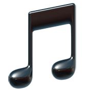 Émoji 🎵 Note De Musique sur Apple iOS 11.3.