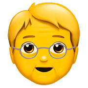 🧓 Emoji Persona Adulta Madura en Apple iOS 11.3.