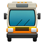 🚍 Emoji Vorderansicht Bus Apple iOS 11.3.