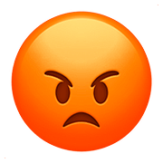 😡 Emoji Rosto Furioso na Apple iOS 11.3.