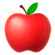 Emoji 🍎 Mela Rossa su Apple iOS 11.3.
