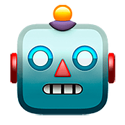 🤖 Emoji Rosto De Robô na Apple iOS 11.3.