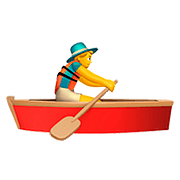 Émoji 🚣 Personne Ramant Dans Une Barque sur Apple iOS 11.3.