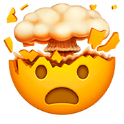🤯 Emoji Cabeça Explodindo na Apple iOS 11.3.