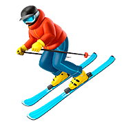 ⛷️ Emoji Skifahrer(in) Apple iOS 11.3.