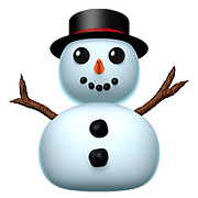 ⛄ Emoji Muñeco De Nieve en Apple iOS 11.3.