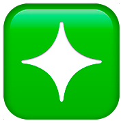 Emoji ❇️ Scintilla Stilizzata su Apple iOS 11.3.
