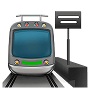 🚉 Emoji Estación De Tren en Apple iOS 11.3.