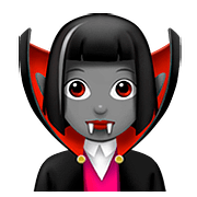 Émoji 🧛🏽 Vampire : Peau Légèrement Mate sur Apple iOS 11.3.