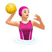Émoji 🤽🏻‍♀️ Joueuse De Water-polo : Peau Claire sur Apple iOS 11.3.