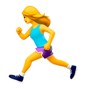 🏃‍♀️ Emoji Mujer Corriendo en Apple iOS 11.3.