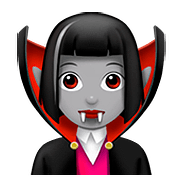 🧛🏼‍♀️ Emoji weiblicher Vampir: mittelhelle Hautfarbe Apple iOS 11.3.